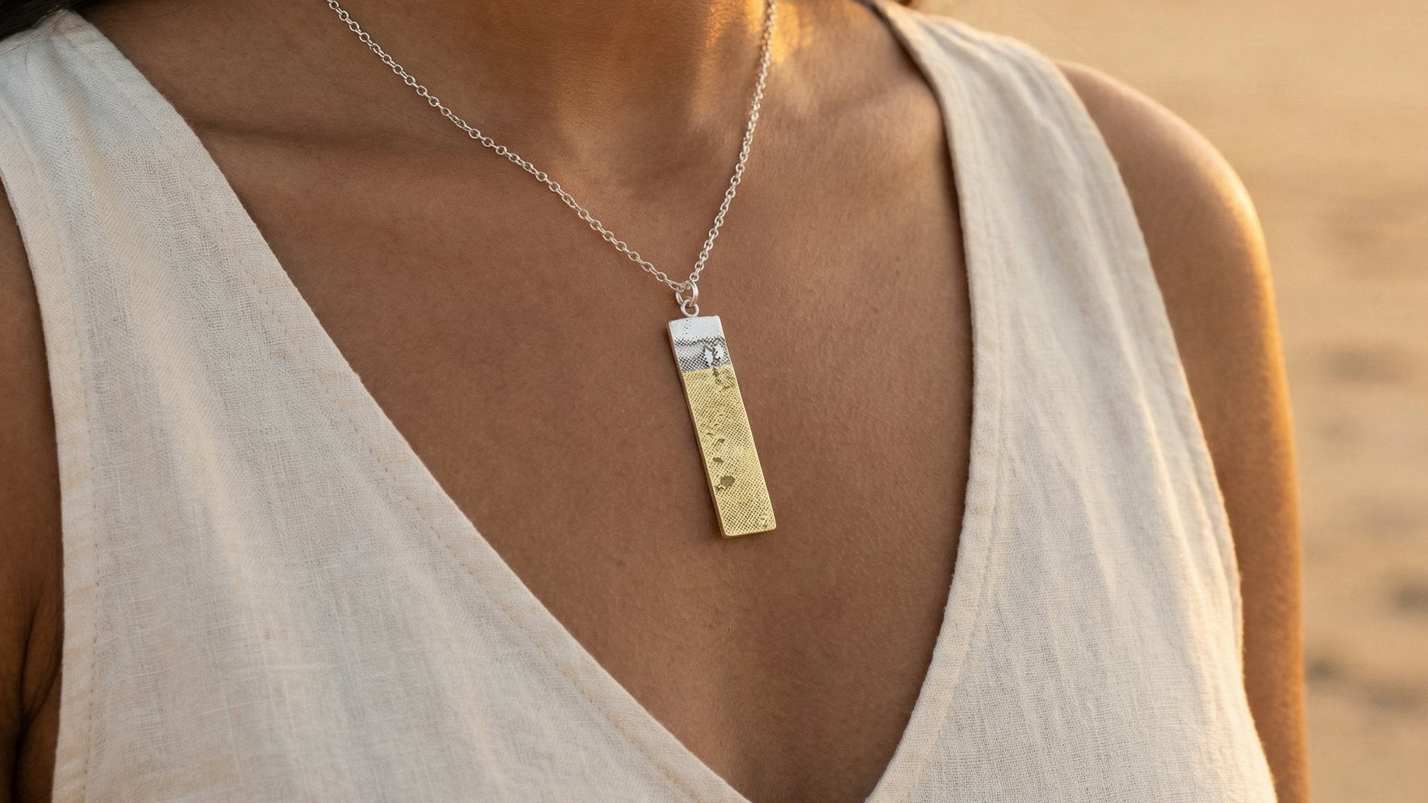 Footprints in the Sand Necklace