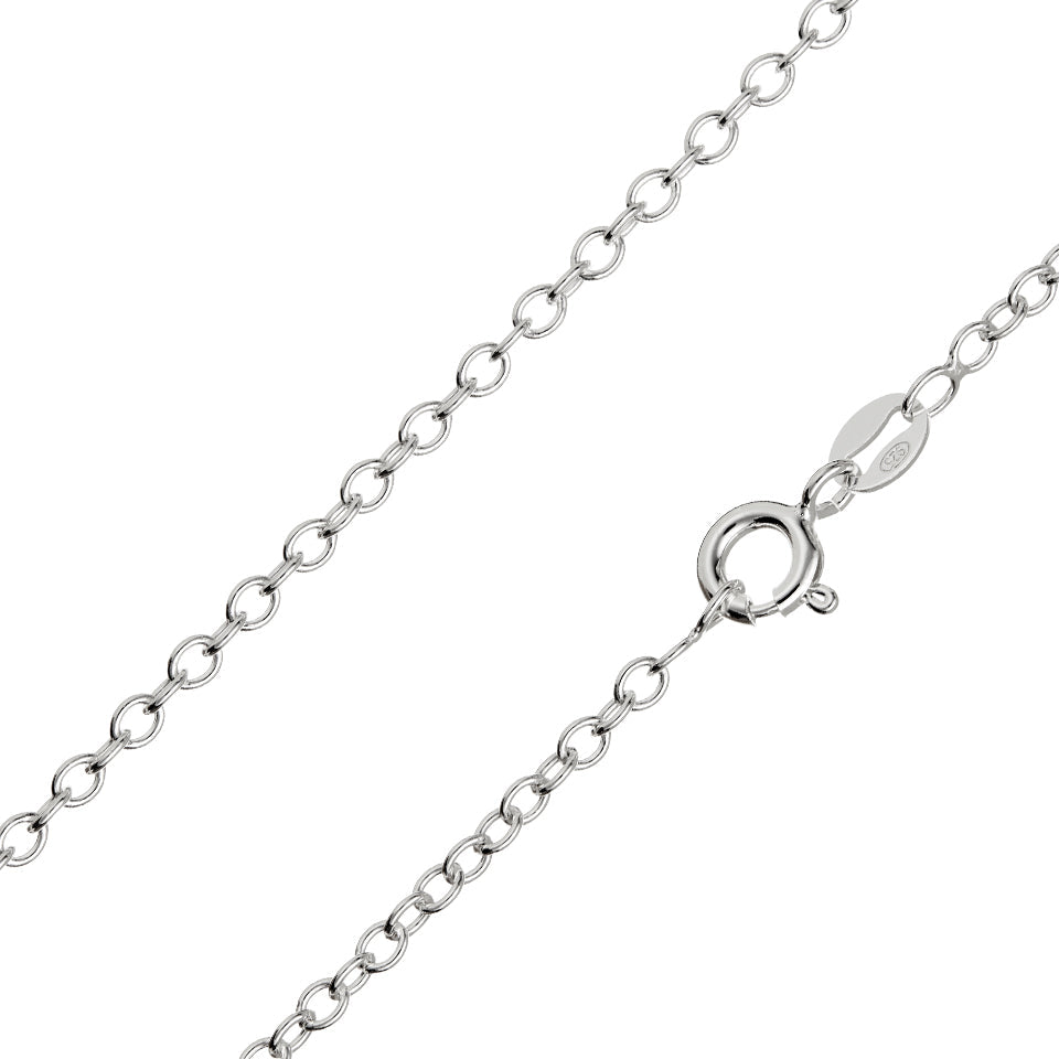 Silver trace chain add on in 2.3mm thickness