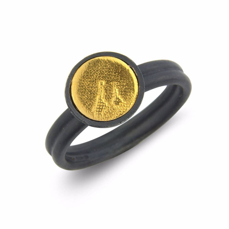 Black and Gold Giraffe Ring (Small)