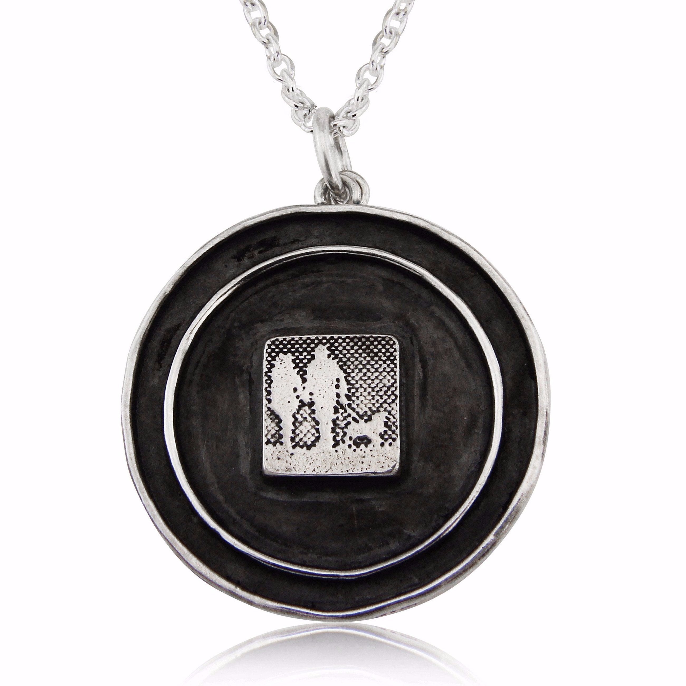 Couple & Dog Locket Lovers Necklace