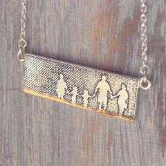 Family on the Beach Necklace