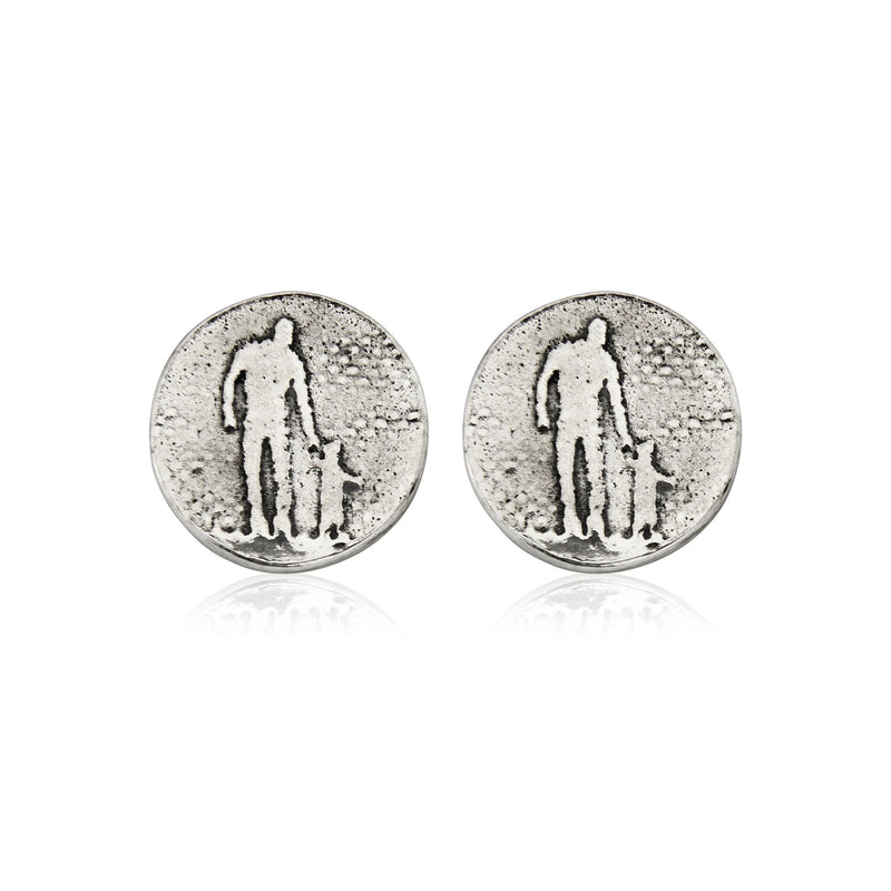 Father and Child Studs