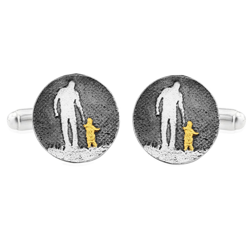 Father of two cufflinks