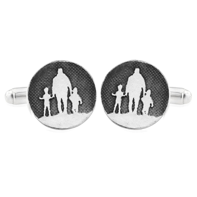 Father of two cufflinks