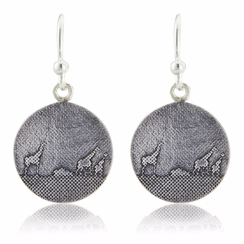 Giraffe Family Drop Earrings