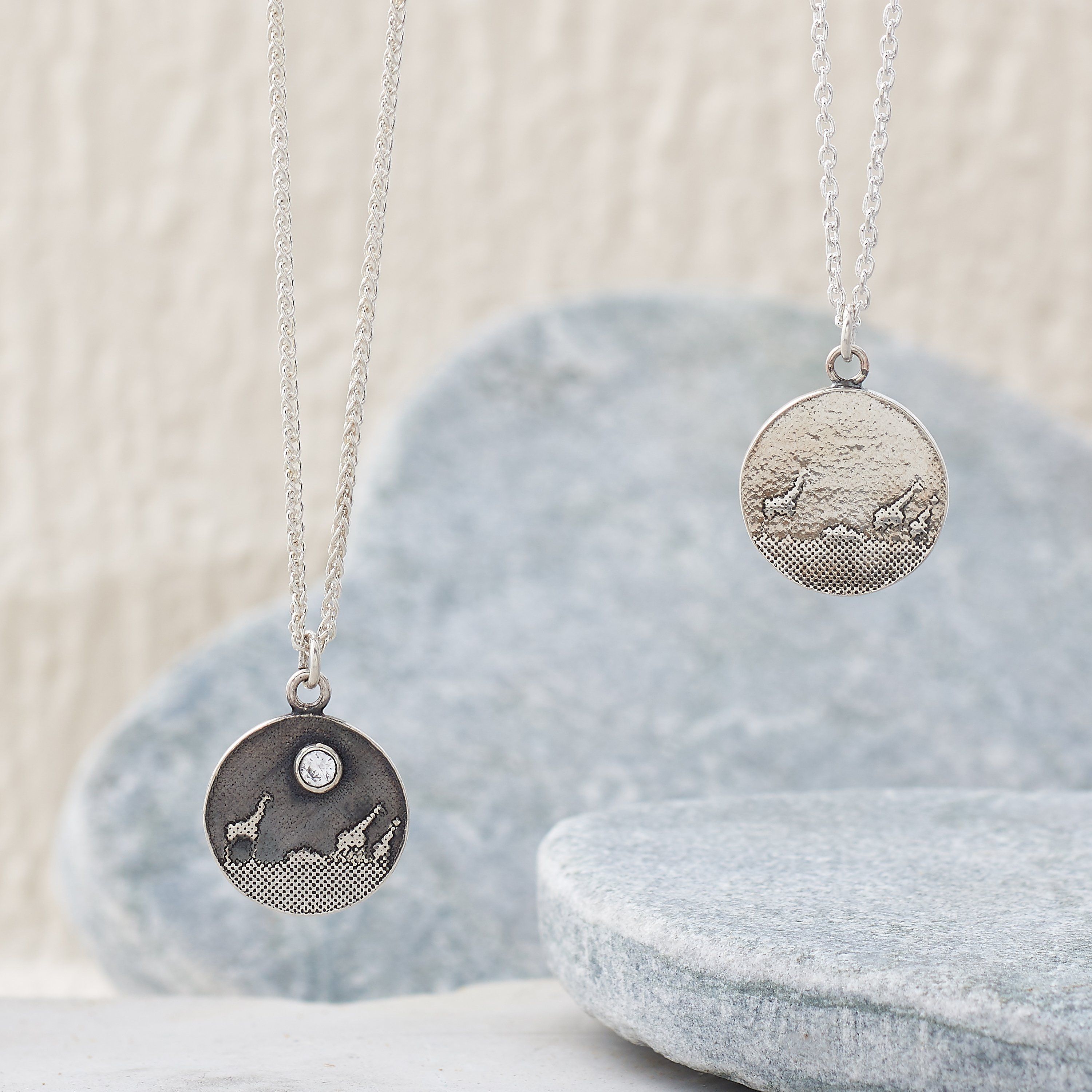 Giraffe Family Necklace