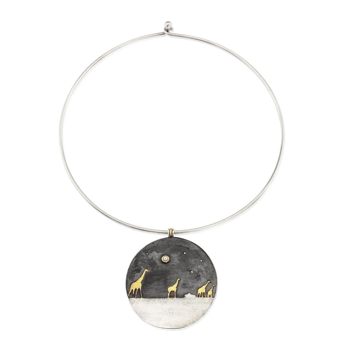 Giraffe Safari Showstopper Necklace & Locket
