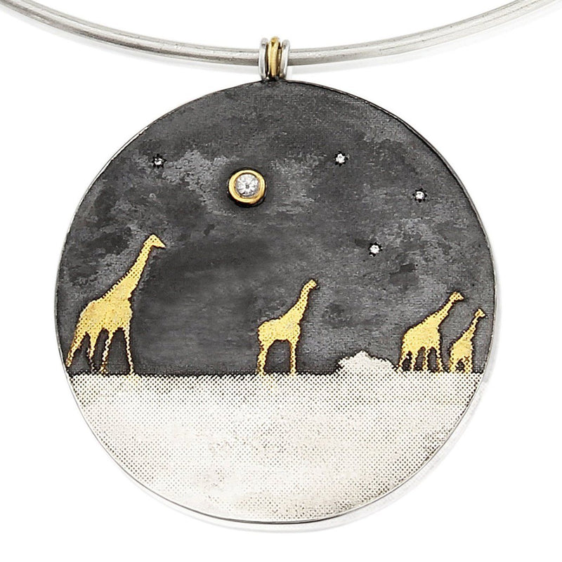 Giraffe Safari Showstopper Necklace & Locket