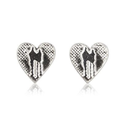 Heart Stud Earrings