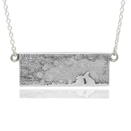 Kissing Bunny Rabbit Necklace