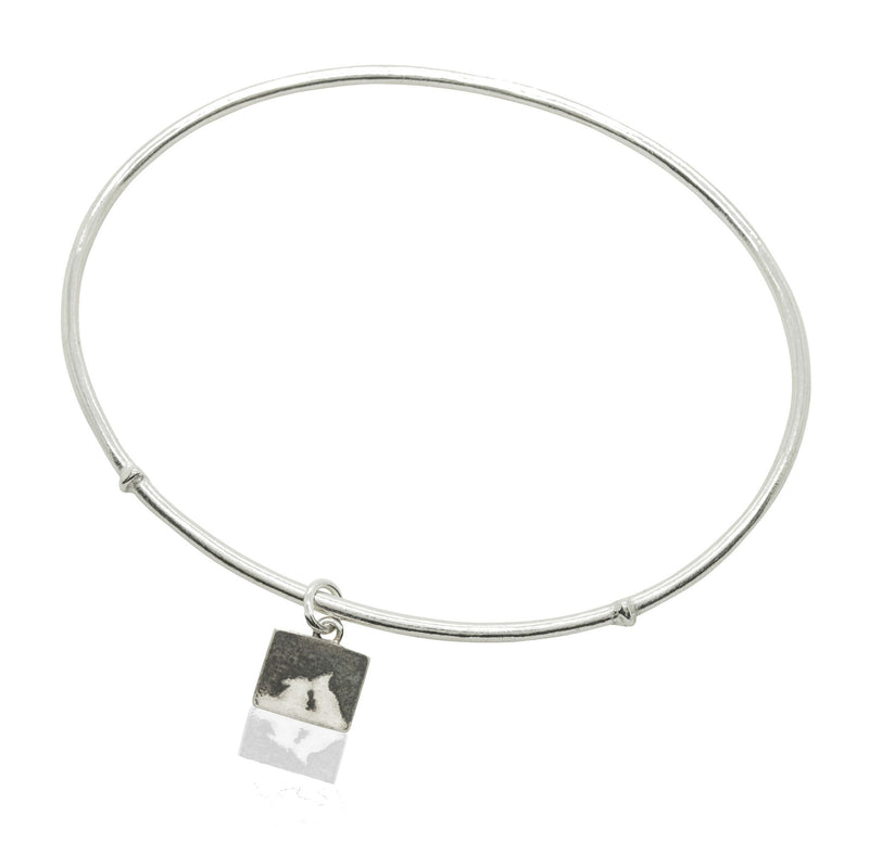 Kissing Bunny Rabbit Night's Sky Bangle