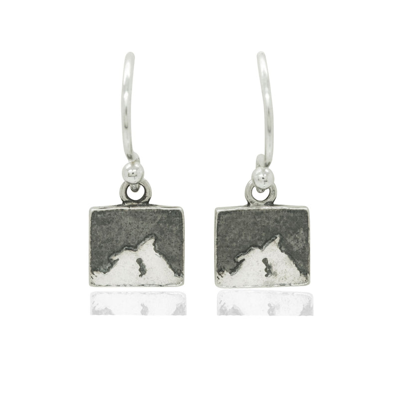 Kissing Bunny Rabbit Night's Sky Earrings