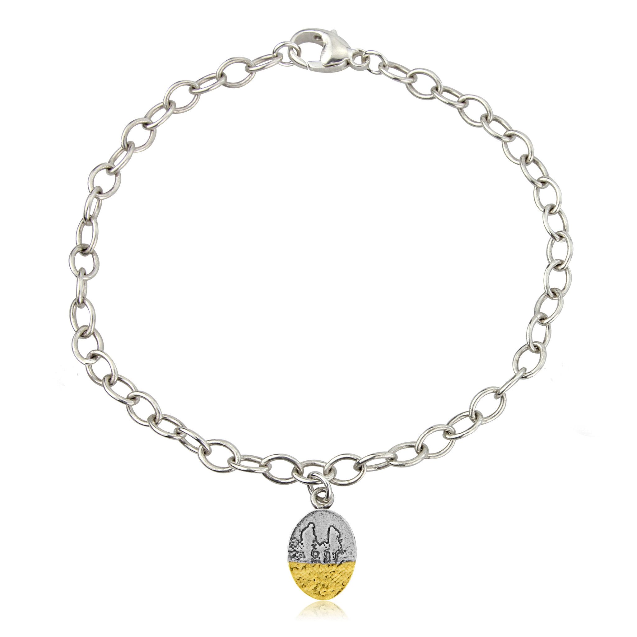 Little Footprints in the Sand Family Bracelet
