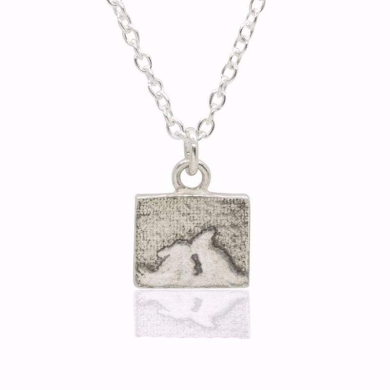 Little Kissing Bunny Rabbit Necklace