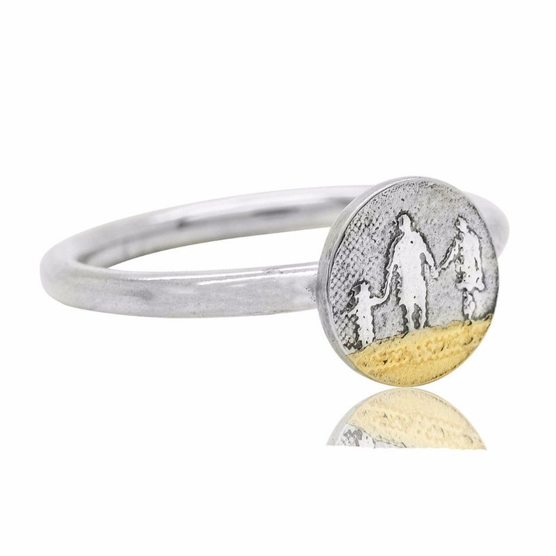 Little Round Beach Family Ring