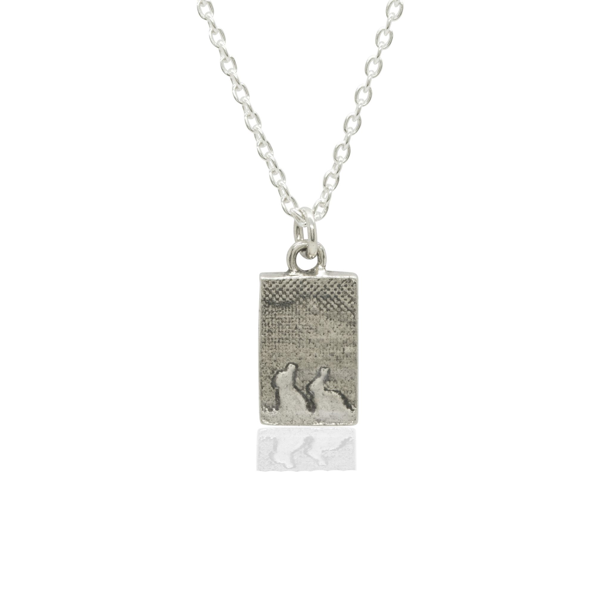 Little Silver Rabbit Necklace