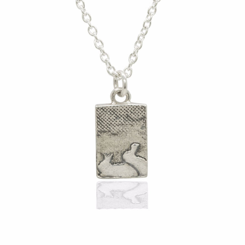 Little Silver Rabbit Necklace