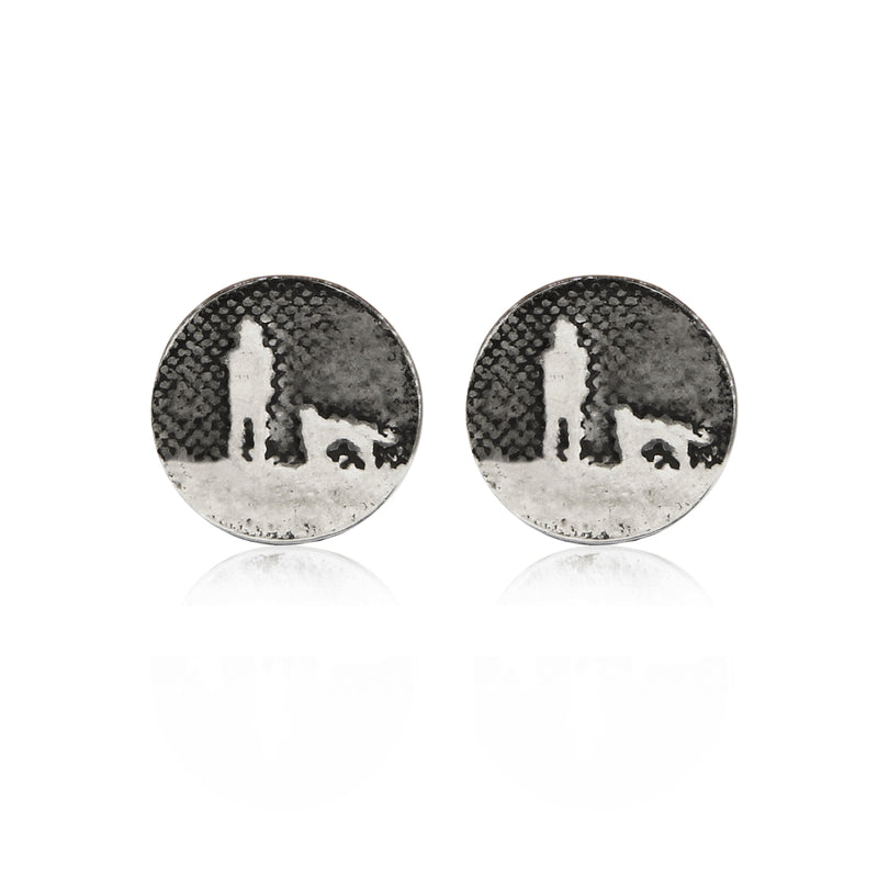 Night's Sky Dog Stud Earrings