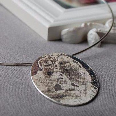 Personalised Oval Photo Necklace