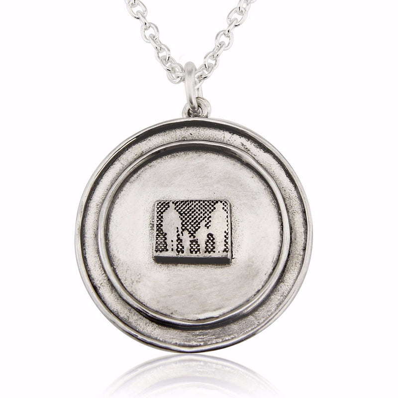 Silver Family Locket