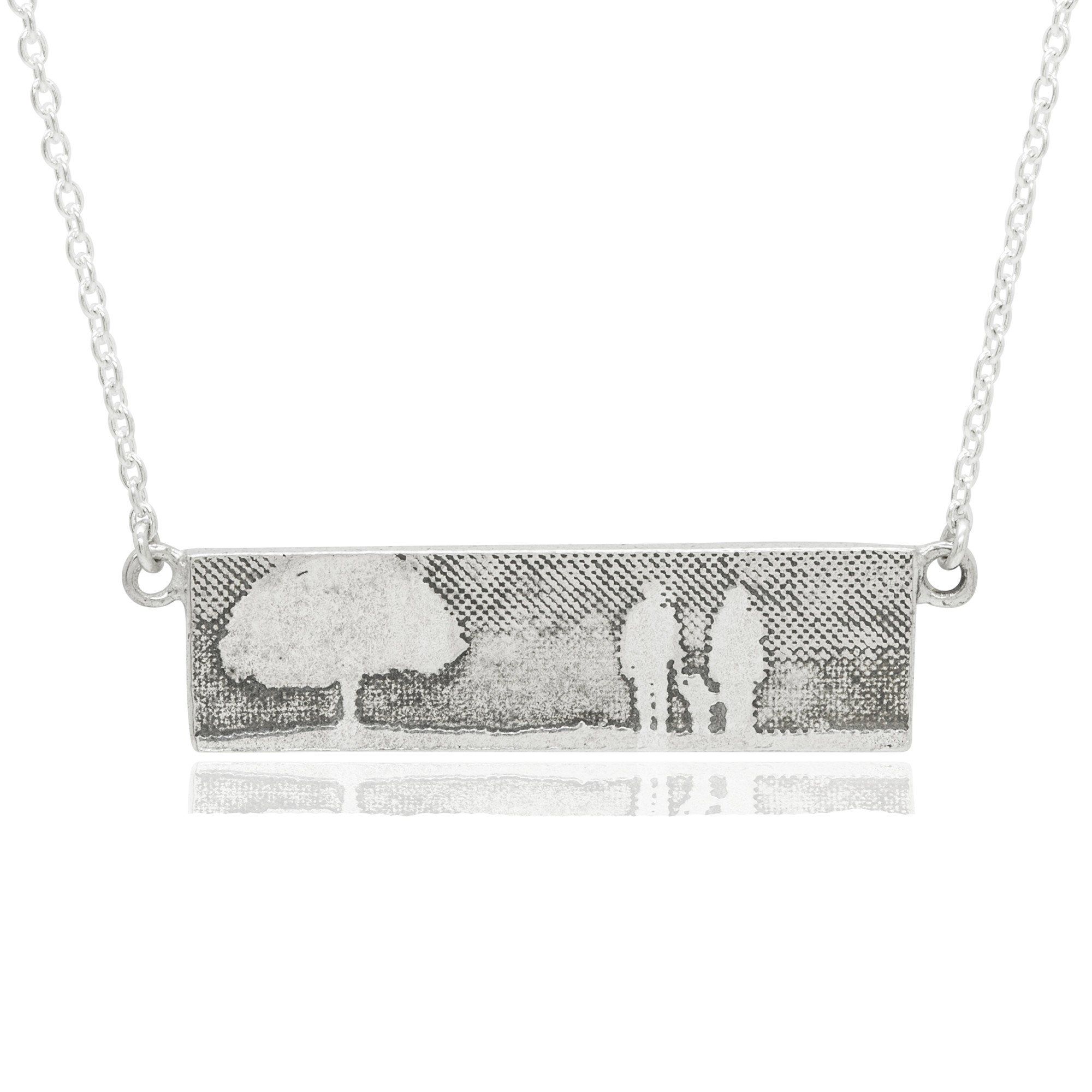 Silver Family Tree Necklace