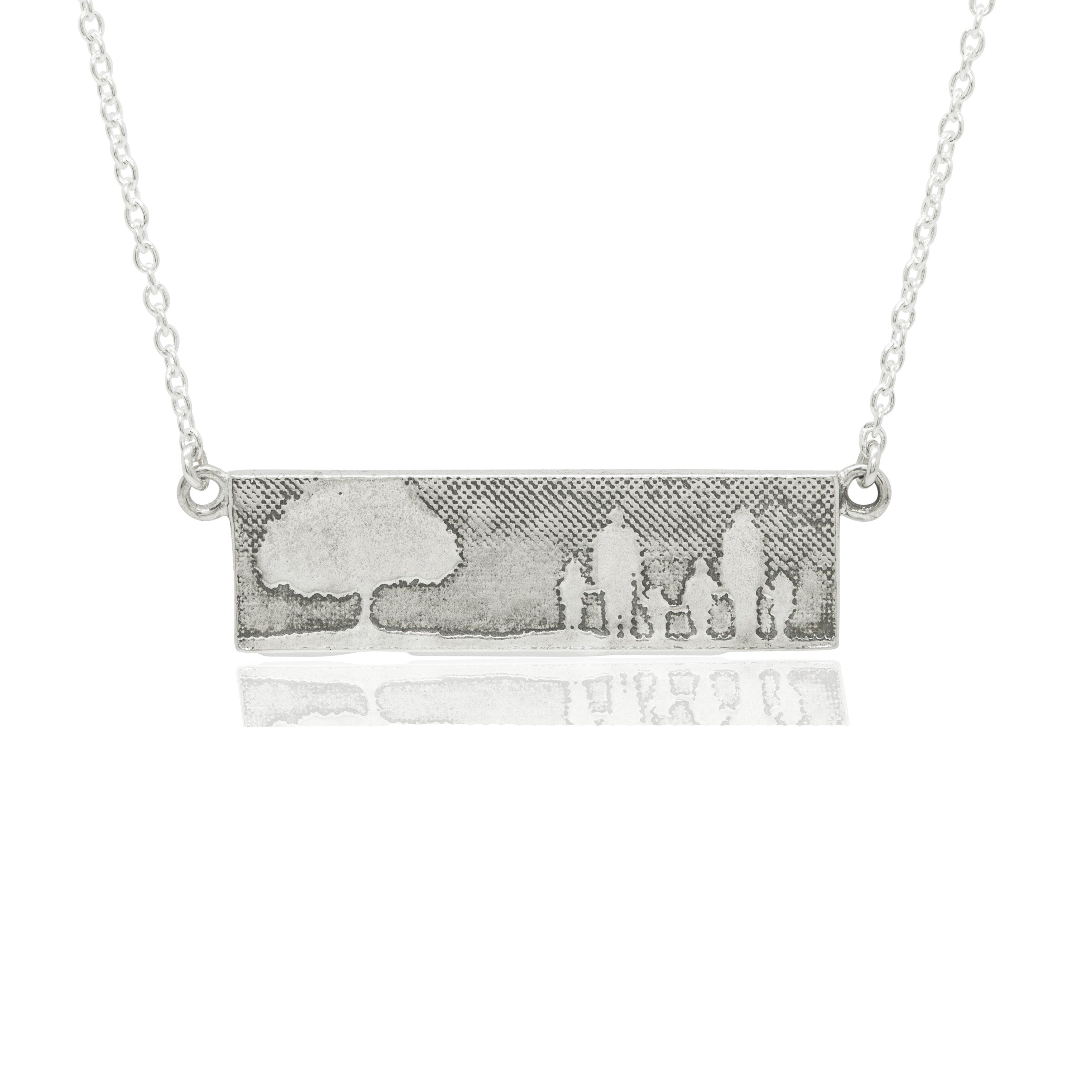 Silver Family Tree Necklace