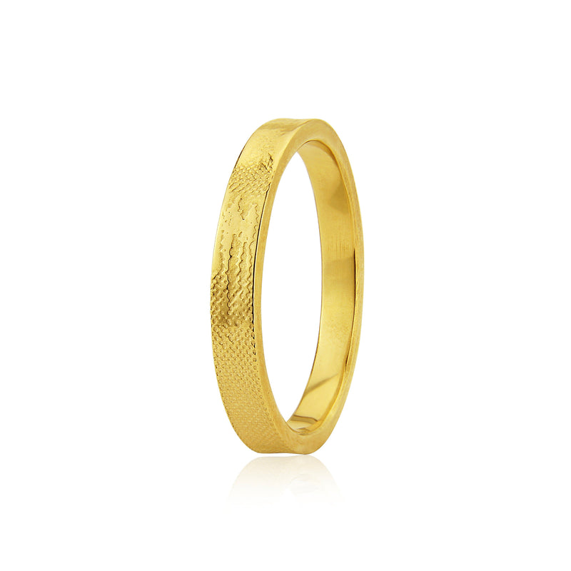 Sunset Chasers Wedding Ring in Yellow Gold