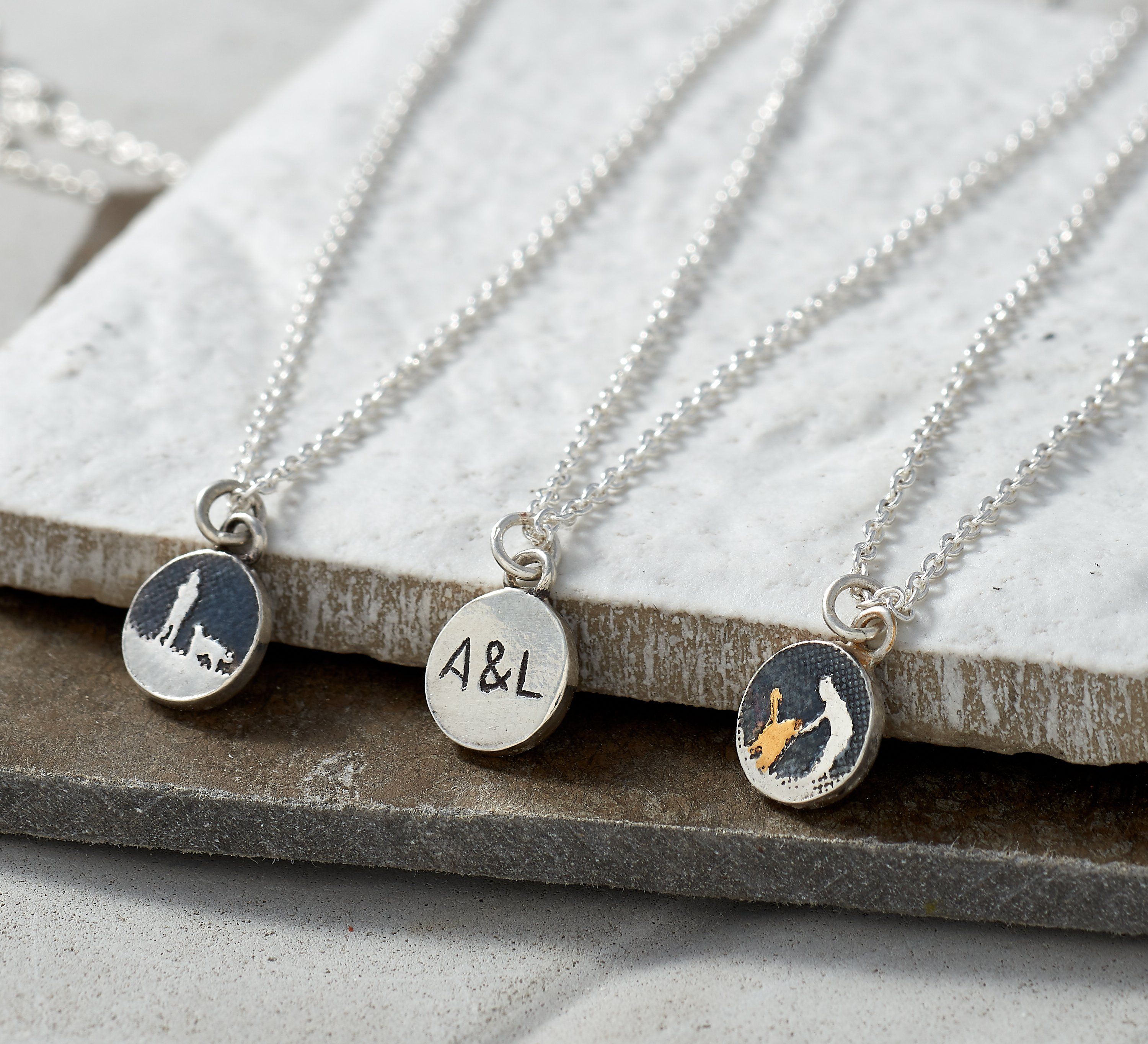 Walks Under Night's Sky Dog Necklace (small)