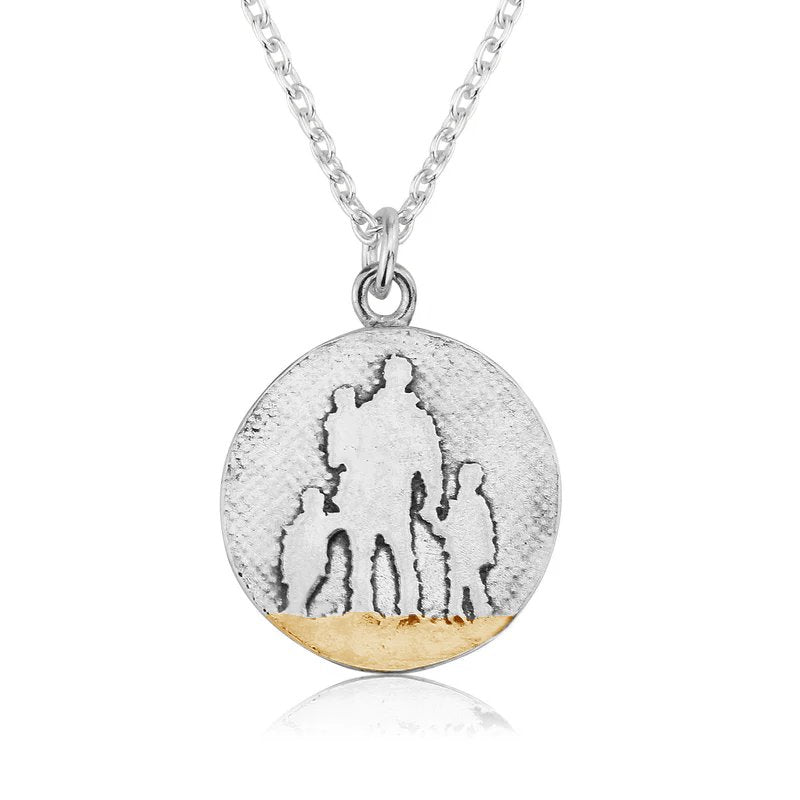 Father of Three Beach Necklace