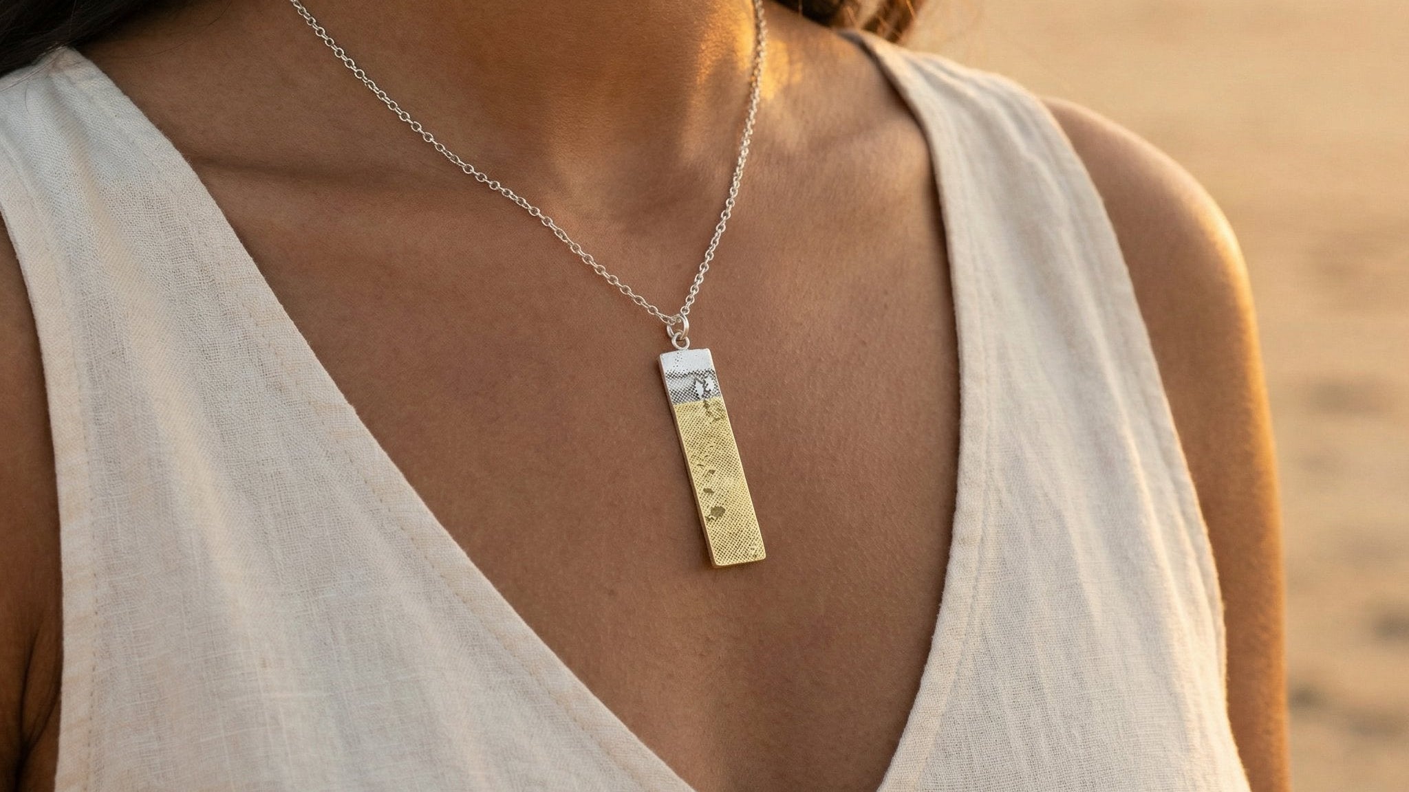 Footprints in the Sand Necklace