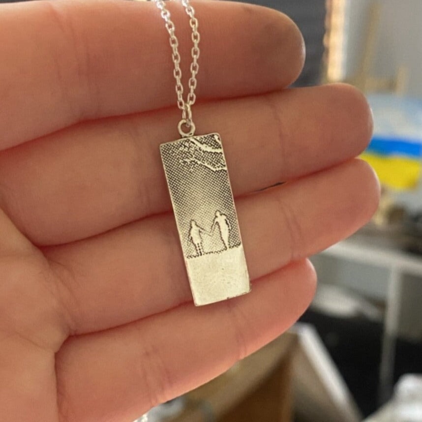Hand in Hand Couple Necklace