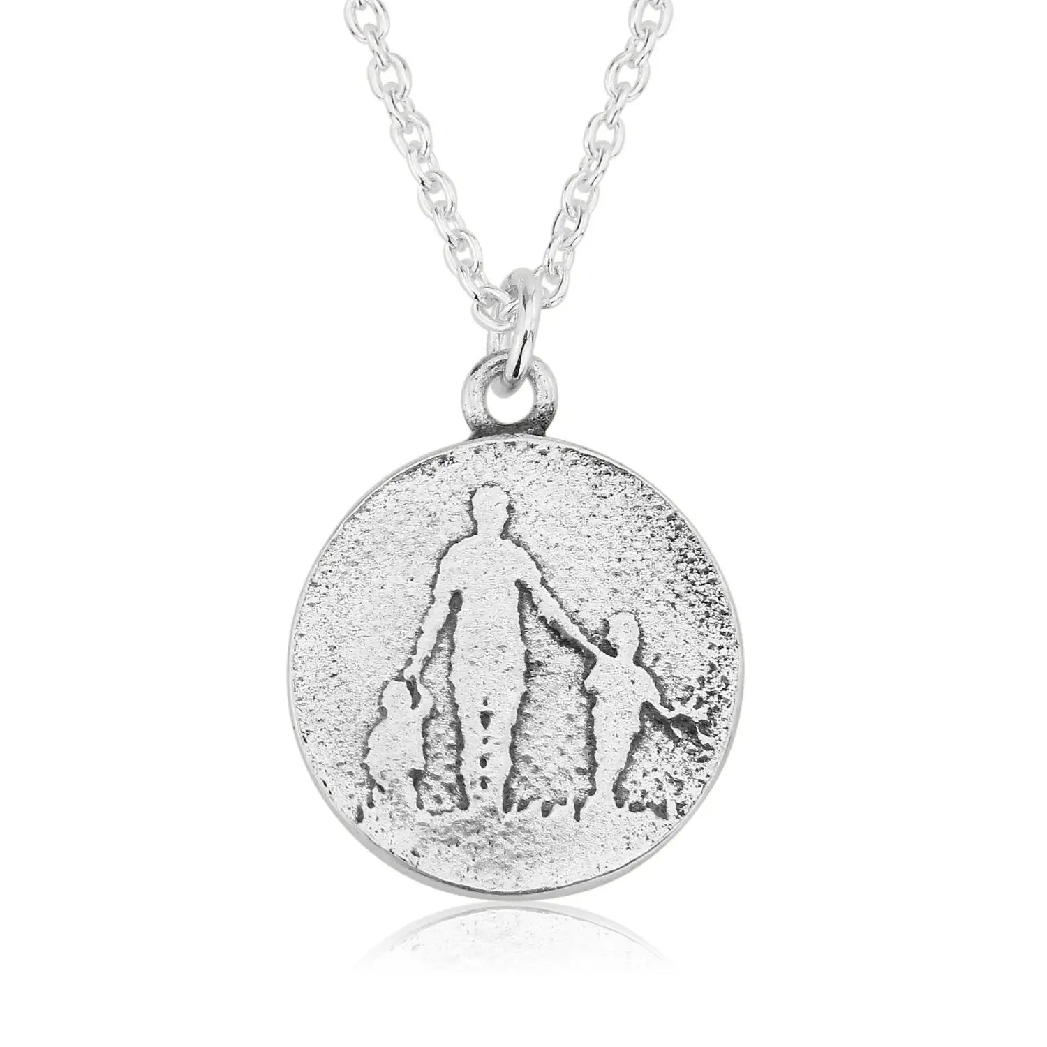 mother of two necklace in sterling silver – sentimental jewellery