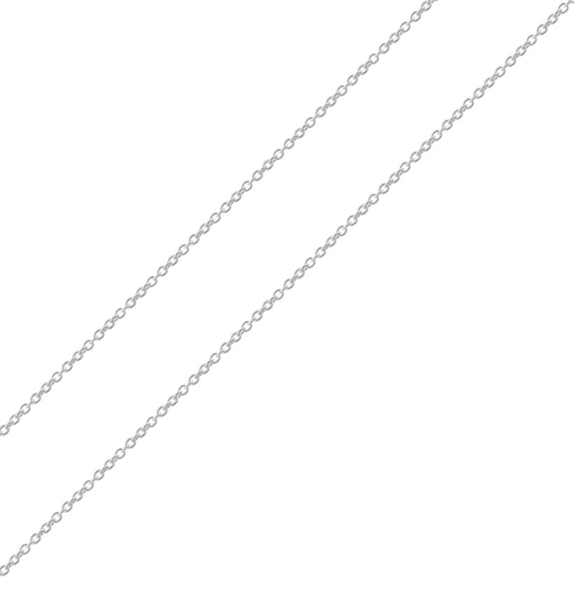 Silver chain length add on for charms