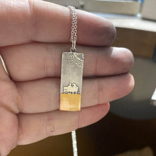 'With You' Beach Memory Necklace