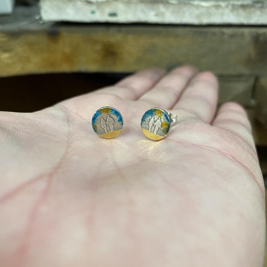 Couple on the Beach Earrings