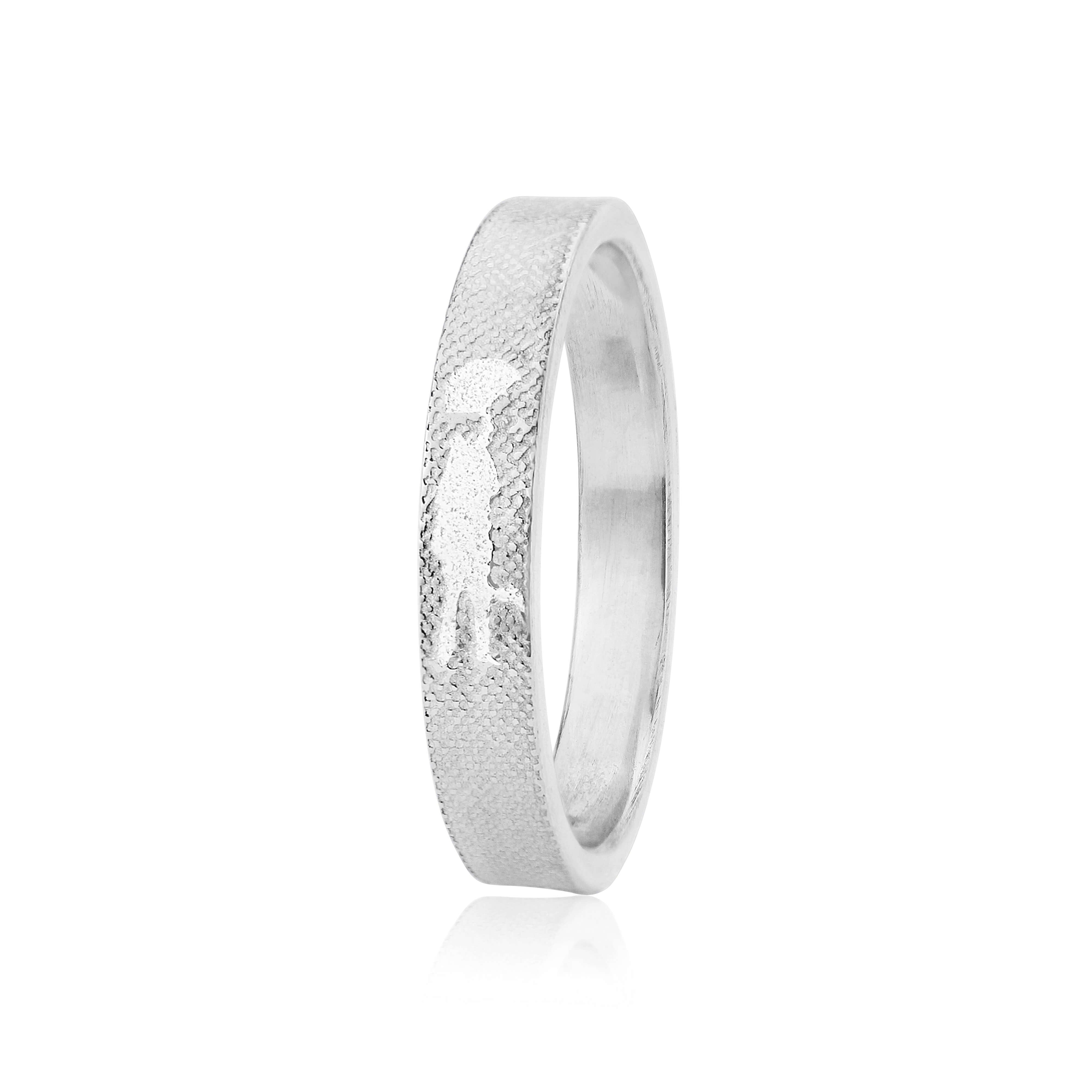 Dancing in the Rain Wedding Ring in White Gold/Platinum
