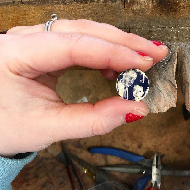  Personalised Photo Jewellery from photographs being made in workshop