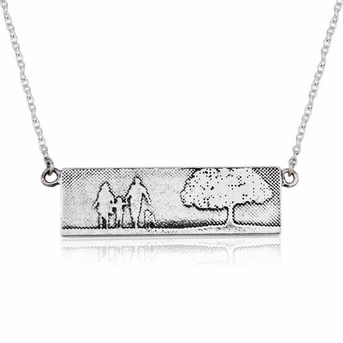 Dog Lovers Family Tree Necklace