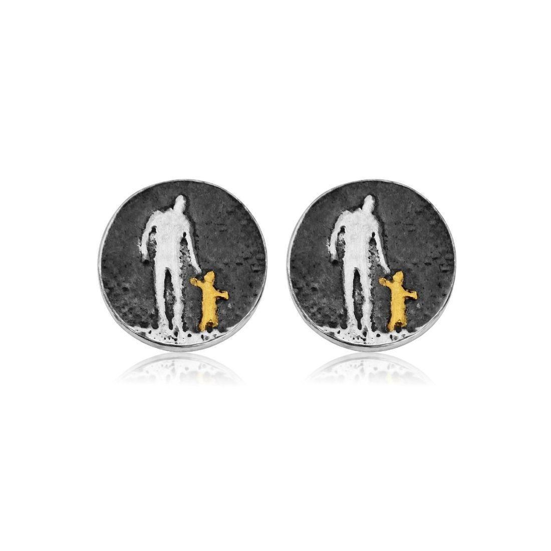 Father and Child Studs