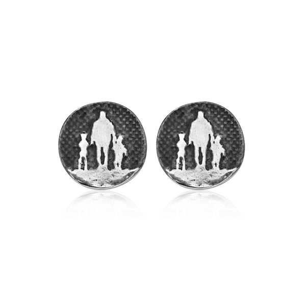 Father of Two Nights Sky Stud Earrings
