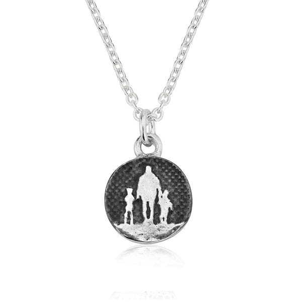Father of Two Small Nights Sky Necklace (Small)