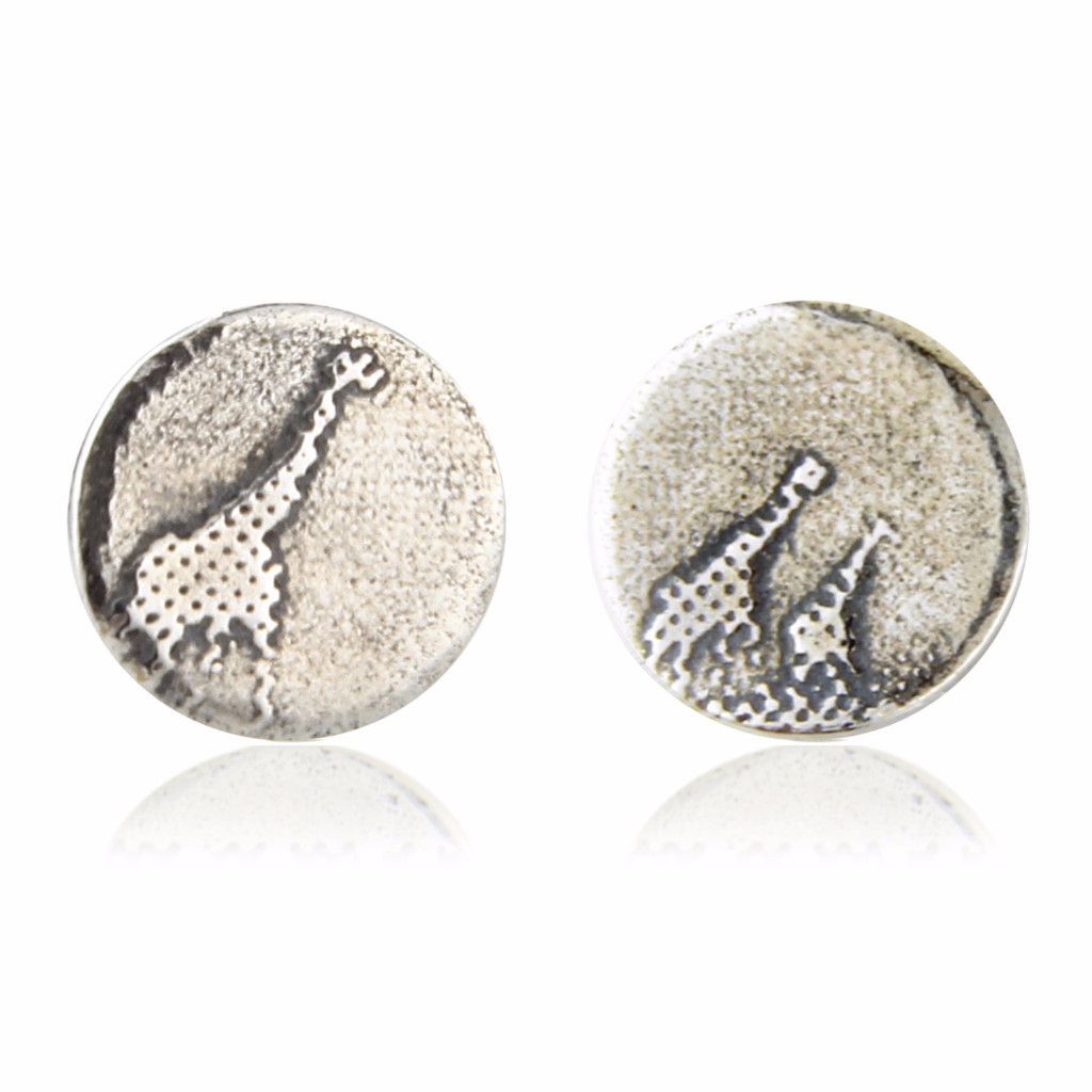 Giraffe Family Stud Earrings