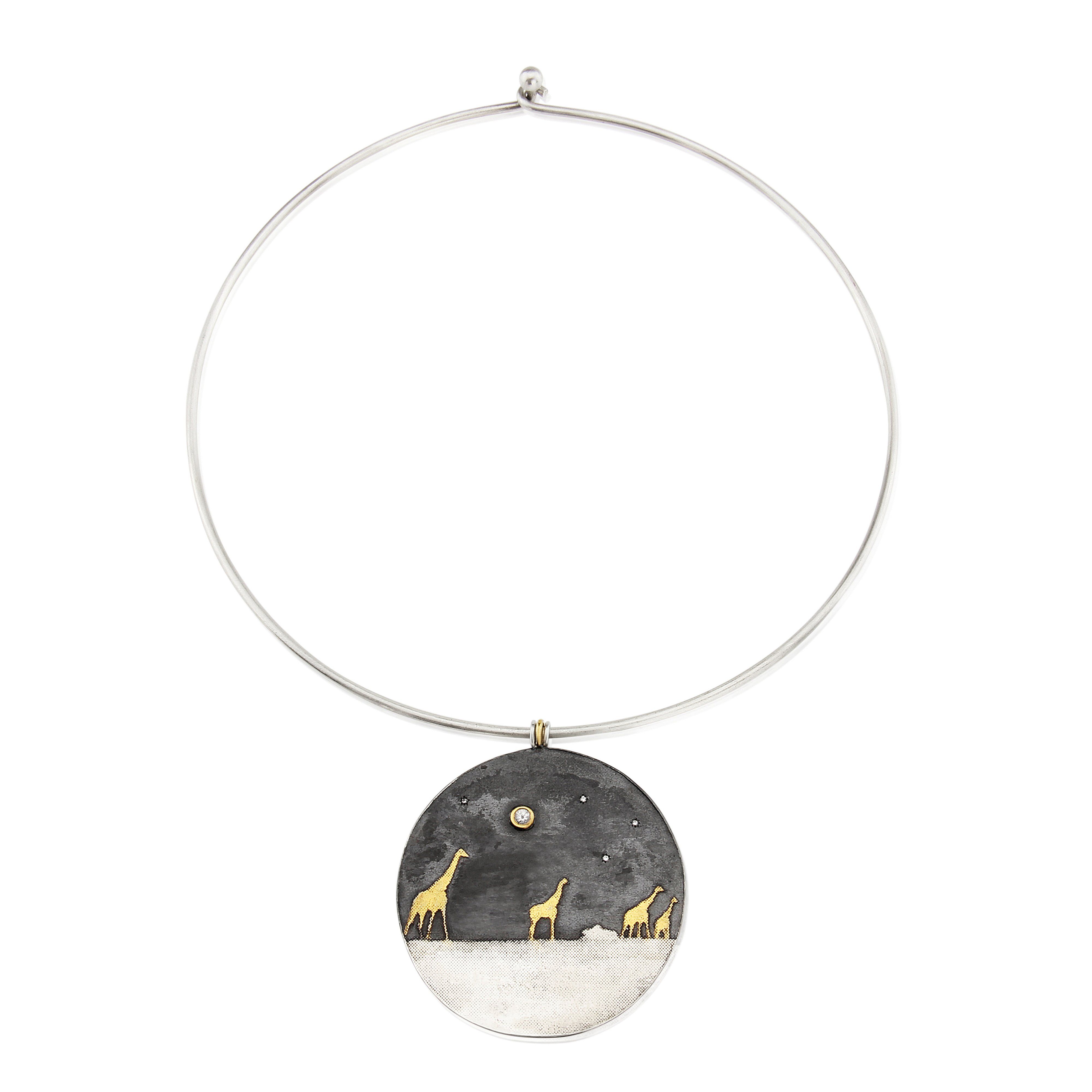 Giraffe Safari Showstopper Necklace & Locket