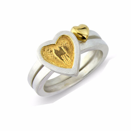 Heart to Heart and Little Golden Heart Rings