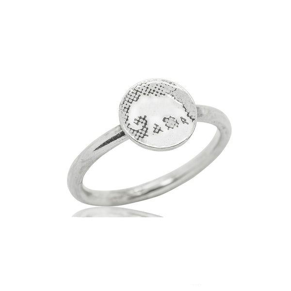 Little silver elephant ring