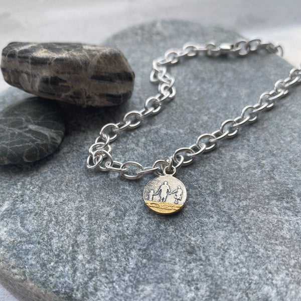 Little me you and mum on the beach bracelet