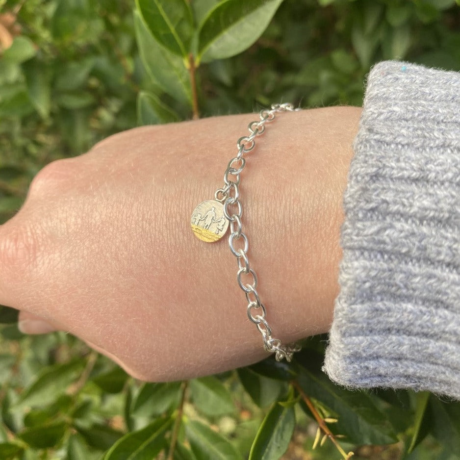 Little me you and mum on the beach bracelet