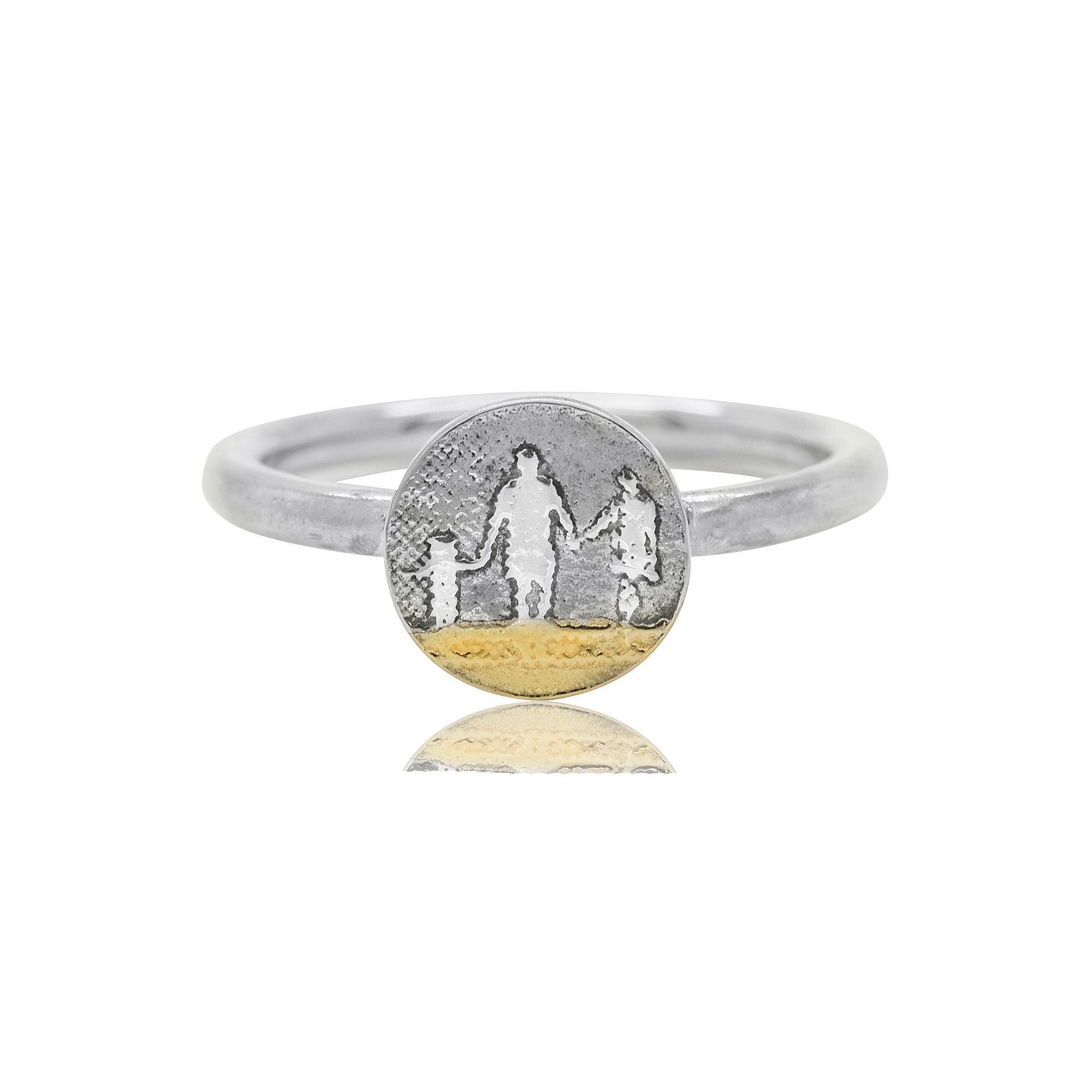 Little Round Beach Family Ring
