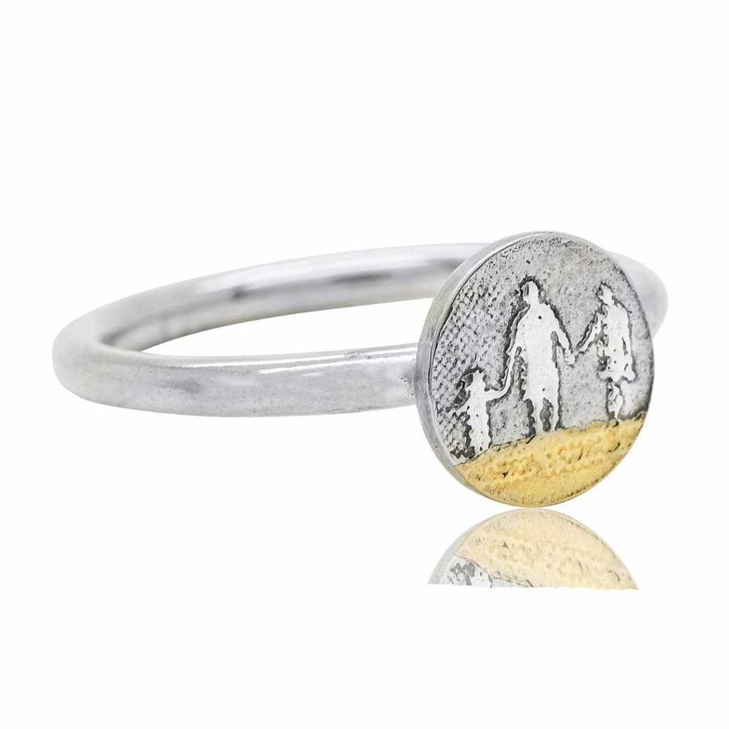 Little Round Beach Family Ring