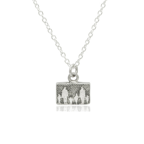 Little Silver Family Necklace